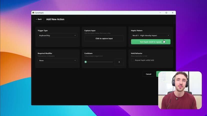 GameHaptic - how to setup